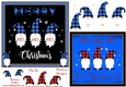 2 card Christmas Gnomes 4