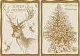 Golden Christmas toppers 2