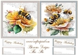 A Beautiful Bee sheet Design with greeting tags