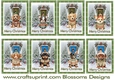 Christmas gift tags dogs