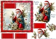 Vintage Christmas Cheer 1 approx 7 x 7