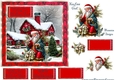 Vintage Christmas Cheer 2 approx 7 x 7