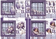 Purple Christmas or christmas birthday