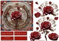 Red rose Anniversary or birthday approx 6x6