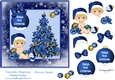  baby blue first chistmas approx 7x7