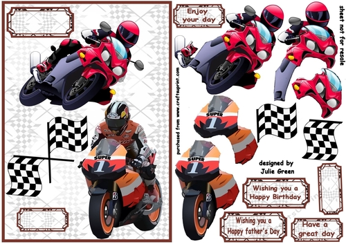 Motorbike racing