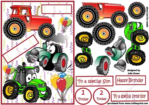 Birthday tractors