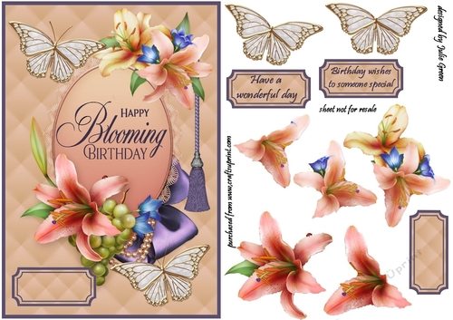 Happy blooming birthday
