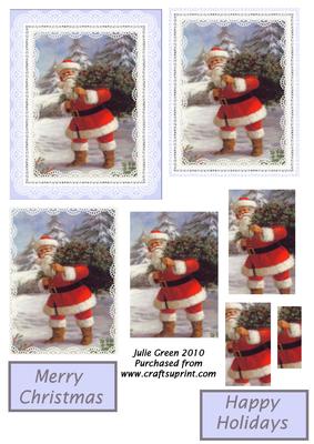 Santa in the Snow