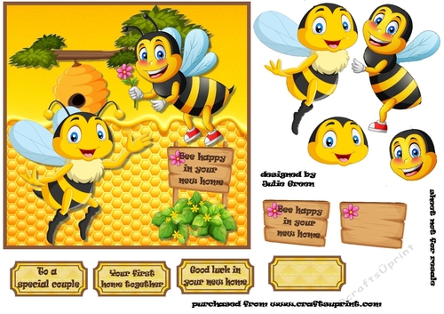 Bee happy new home