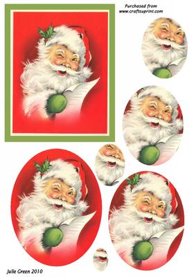 Jolly Santa Oval Pyramid