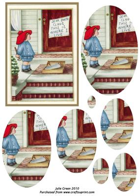 Santa Stop Here. Oval Pyramid