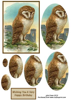 The Wise Old Owl. Oval Pyramid