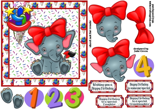 Elephant celebrates