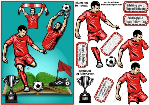 The story of football red A5