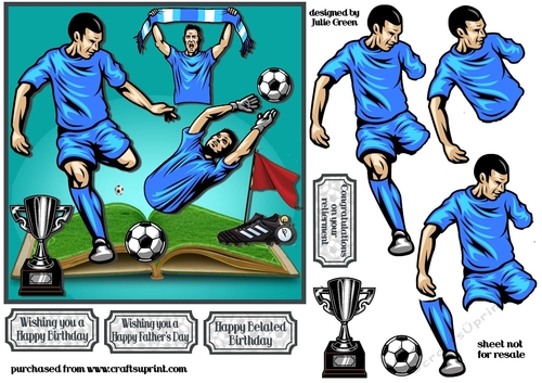 The story of football blue
