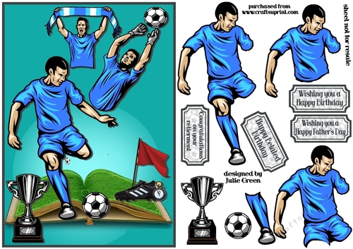 The story of football blue A5