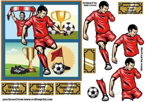 Football mad red