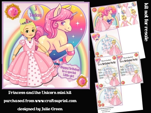 Princess and the Unicorn Mini Kit