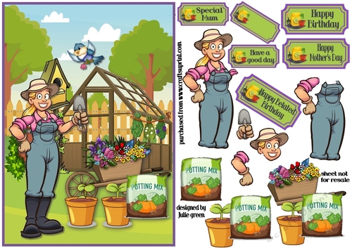 The lady loves her greenhouse A5