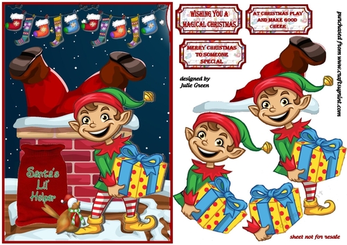 Santas little helper A5