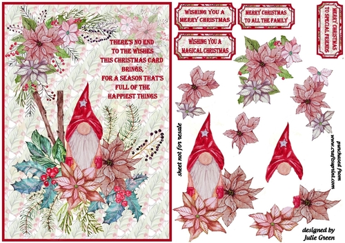 Poinsettia and the Gnome