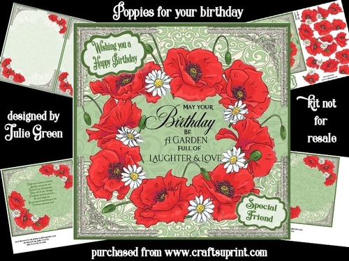Poppies for your birthday