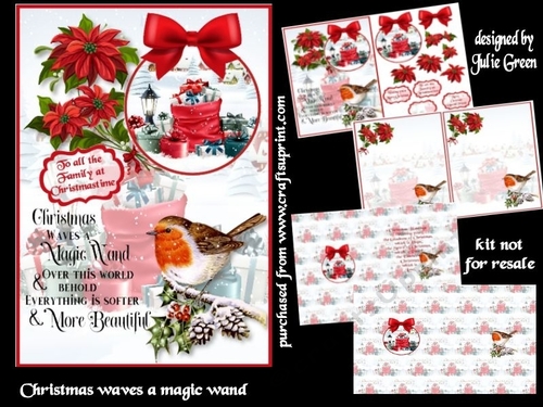 Christmas waves a magic wand A5