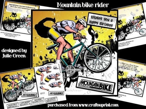 Mountain bike rider