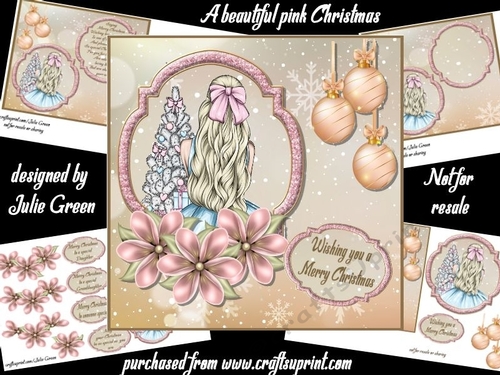 A beautiful pink Christmas