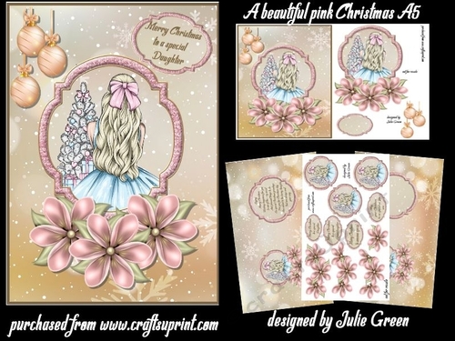 A beautiful pink Christmas