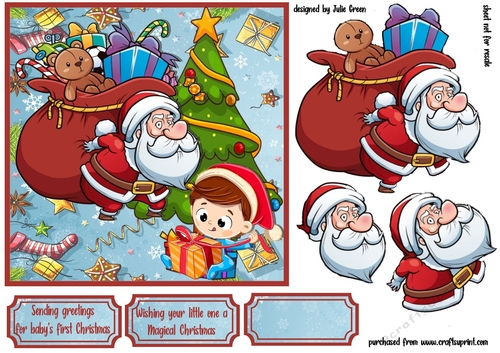 A magical Christmas for baby