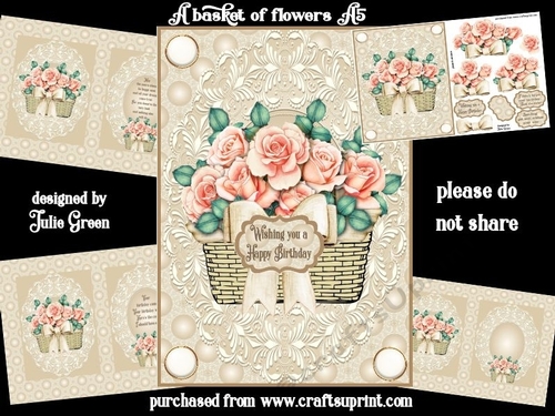 A basket of flowers