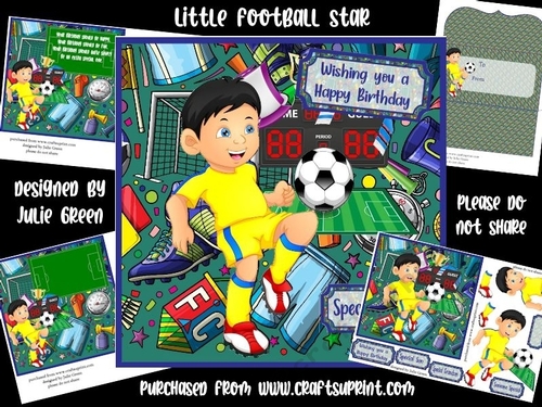 Little football star