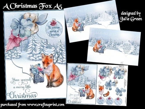 The Christmas Fox A5