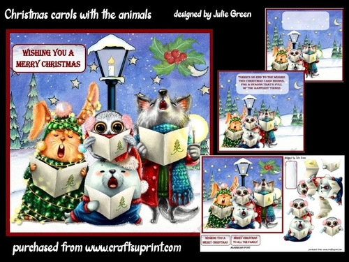 Christmas carols with the animals 7x7