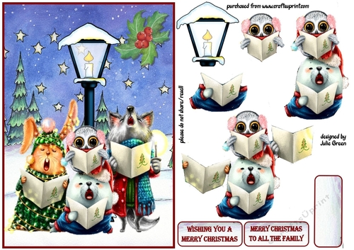 Christmas Carols with the animals A5