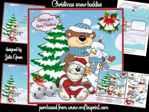 Christmas snow buddies
