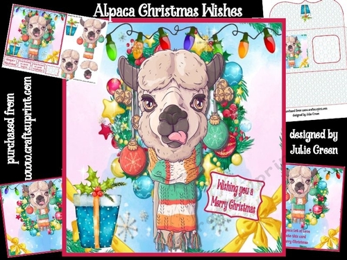 Alpaca Christmas wishes