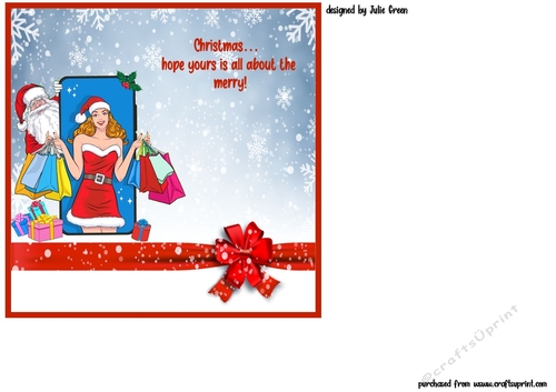 Just a girl who loves Christmas insert