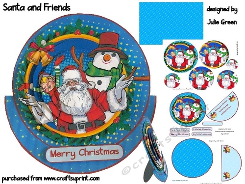 Santa and Friends rocker kit