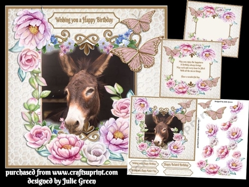 Donkey stop and smell the flowers
