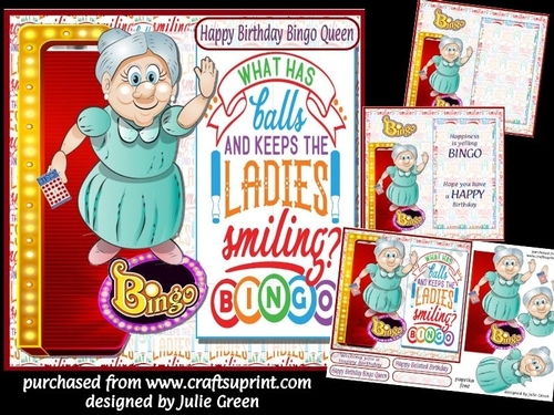 Bingo...keep the ladies smiling