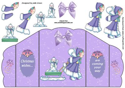 Snowgirls Lilac Xmas