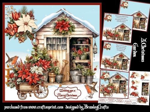 A Christmas garden