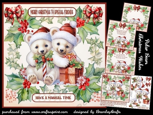 Polar Bears Christmas Wishes
