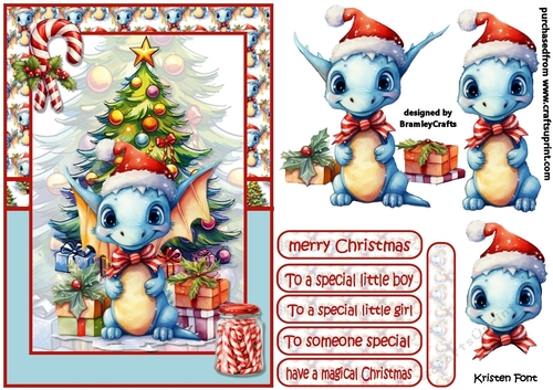 A happy Christmas Dragon