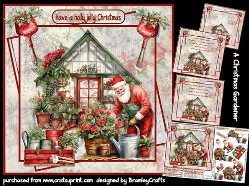 A Christmas gardener