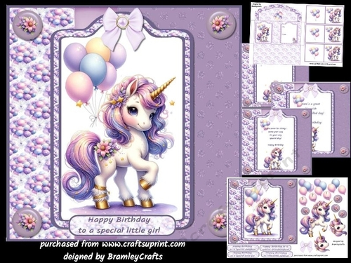 Unicorn Celebrations 7x7