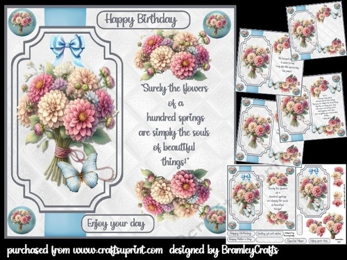 Flowers of a hundred springs